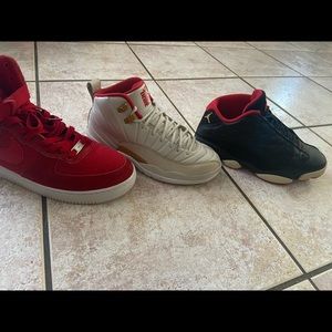 Jordan-12 - size 6.5 /Jordan 13-size 7.5/ AF1-sz11